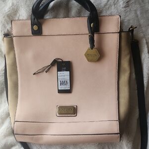 Hayden Blush and Beige Tote Bag